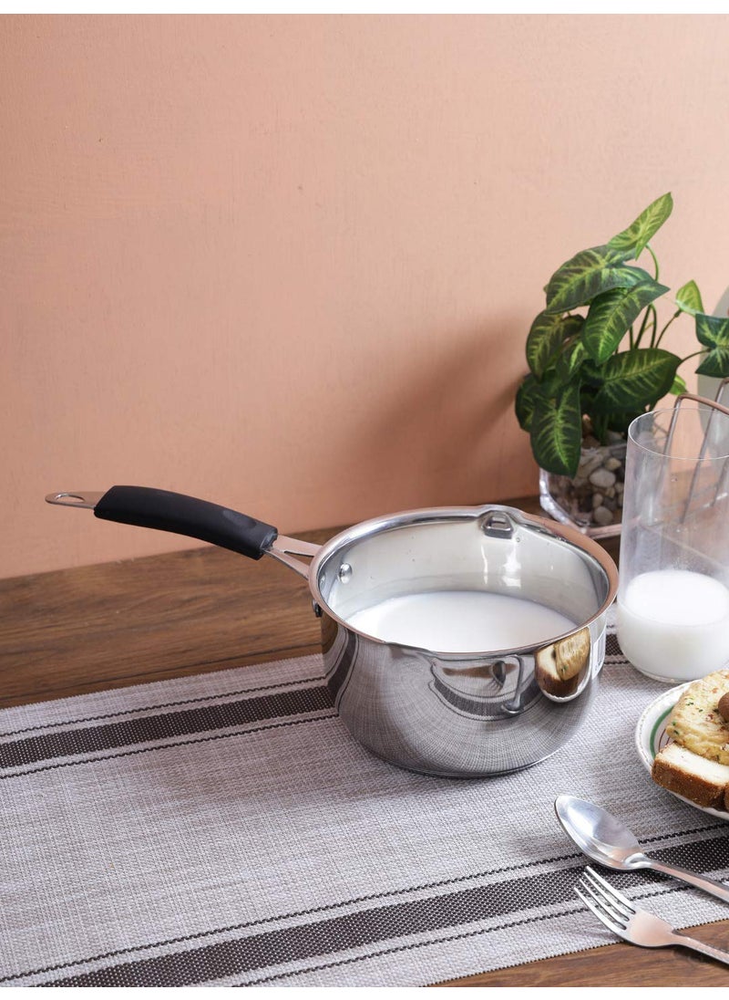 EON Dailyware Stainless Steel Set of Two Conical Saucepan 20 30 LTR