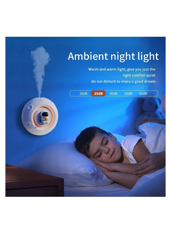 SYOSI Essential Oil Diffuser with Night light, Electric Air Aroma Diffusers for Home, Portable Aromatherapy Diffuser Humidifiers with Water
