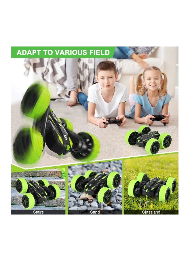 Remote Control Car RC Cars Stunt Car Toy 4WD 2.4Ghz Double Sided 360 Degree Rotating with Headlights Excellent gift on occasions