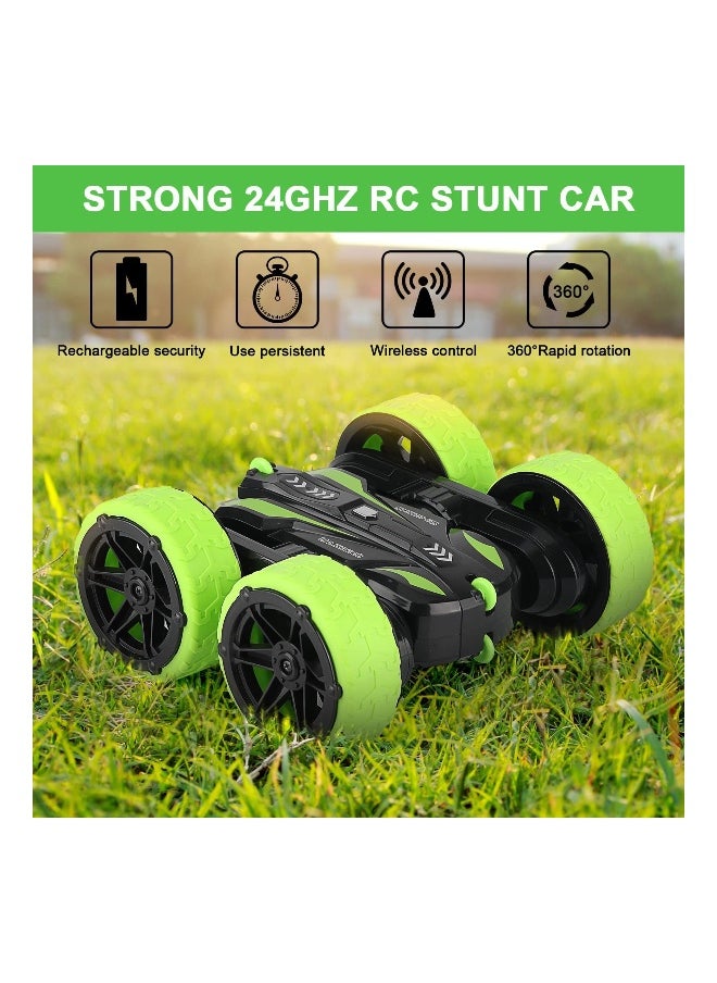 Remote Control Car RC Cars Stunt Car Toy 4WD 2.4Ghz Double Sided 360 Degree Rotating with Headlights Excellent gift on occasions