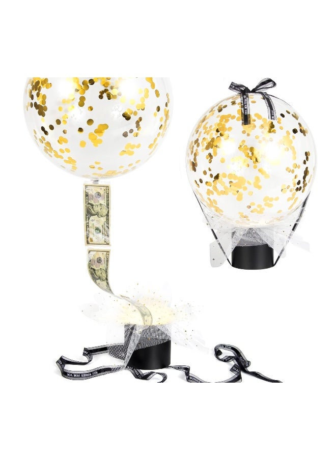 Surprise Pull Out Money Gift Box for Her - Cash Gifting Box with Balloon Surprise Kit for Wife, Girlfriend, Mother, Friend