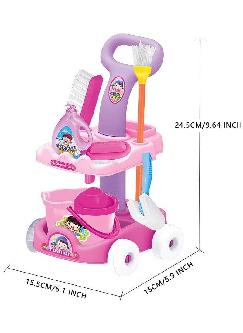 Cleaning Set for Kids | Play Cleaning Set | Housekeeping Pretend Play Set | Toy Cleaning Set for Kids, Childrens Cleaning Playset, Pretend Play Cleaning Kit, Cleaning Toy Set