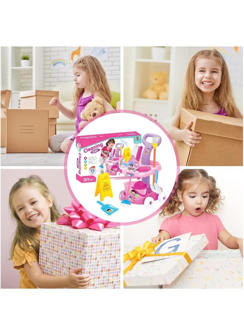 Cleaning Set for Kids | Play Cleaning Set | Housekeeping Pretend Play Set | Toy Cleaning Set for Kids, Childrens Cleaning Playset, Pretend Play Cleaning Kit, Cleaning Toy Set
