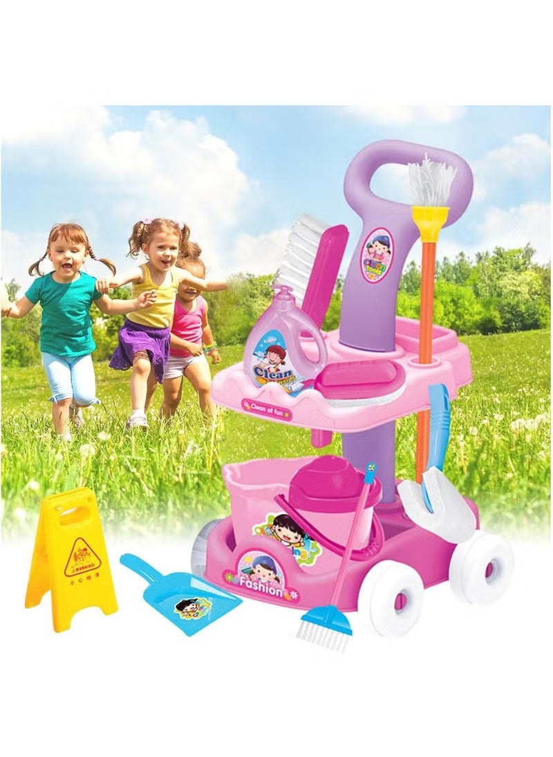 Cleaning Set for Kids | Play Cleaning Set | Housekeeping Pretend Play Set | Toy Cleaning Set for Kids, Childrens Cleaning Playset, Pretend Play Cleaning Kit, Cleaning Toy Set