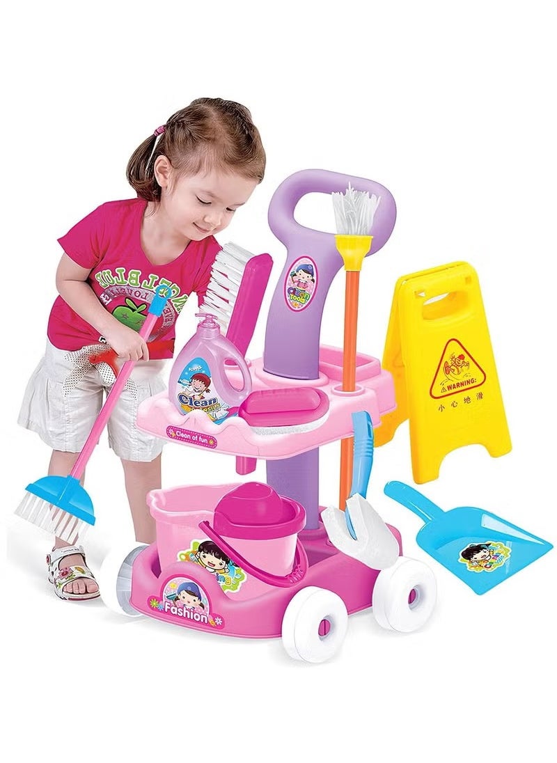 Cleaning Set for Kids | Play Cleaning Set | Housekeeping Pretend Play Set | Toy Cleaning Set for Kids, Childrens Cleaning Playset, Pretend Play Cleaning Kit, Cleaning Toy Set
