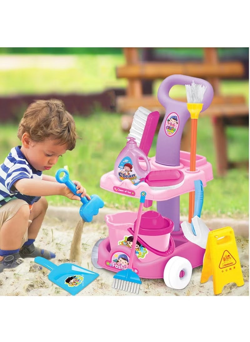 Cleaning Set for Kids | Play Cleaning Set | Housekeeping Pretend Play Set | Toy Cleaning Set for Kids, Childrens Cleaning Playset, Pretend Play Cleaning Kit, Cleaning Toy Set