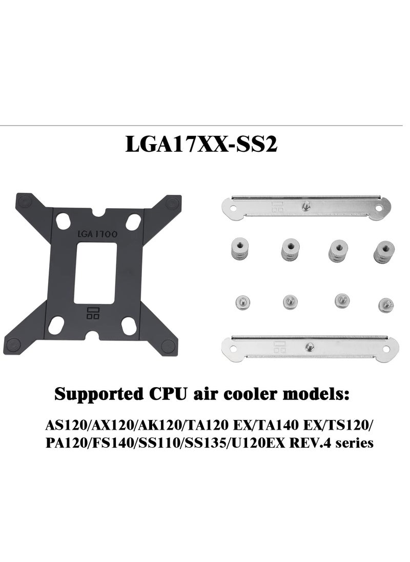 Compatible with Thermalright LGA 1700-SS2 Mounting Kit, for CPU Cooler on for Intel LGA1700 Platform, Mounting Kit for LGA1700 Socket