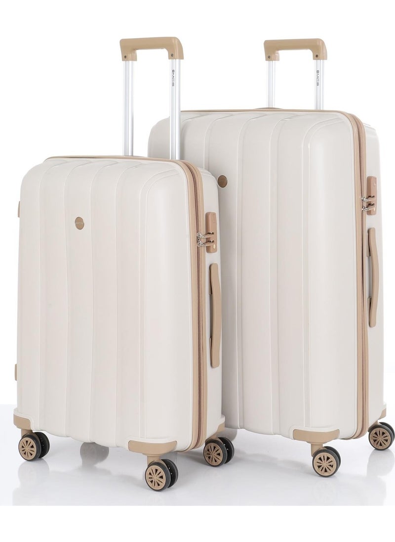 Polypropylene 2-Piece Suitcase Set Large & Medium V305