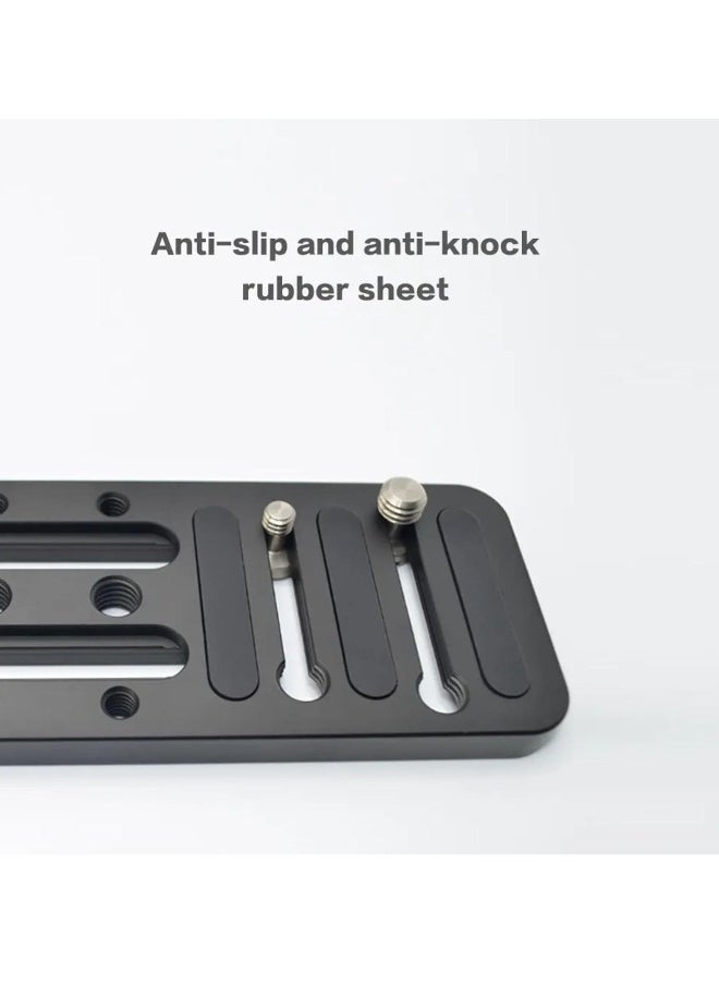 Universal L Camera Bracket with Quick Release Plate for DSLR Cameras - Vertical & Horizontal Switching for Canon, Nikon, Sony, DJI Osmo, Ronin, and Zhiyun Stabilizers & Tripods.