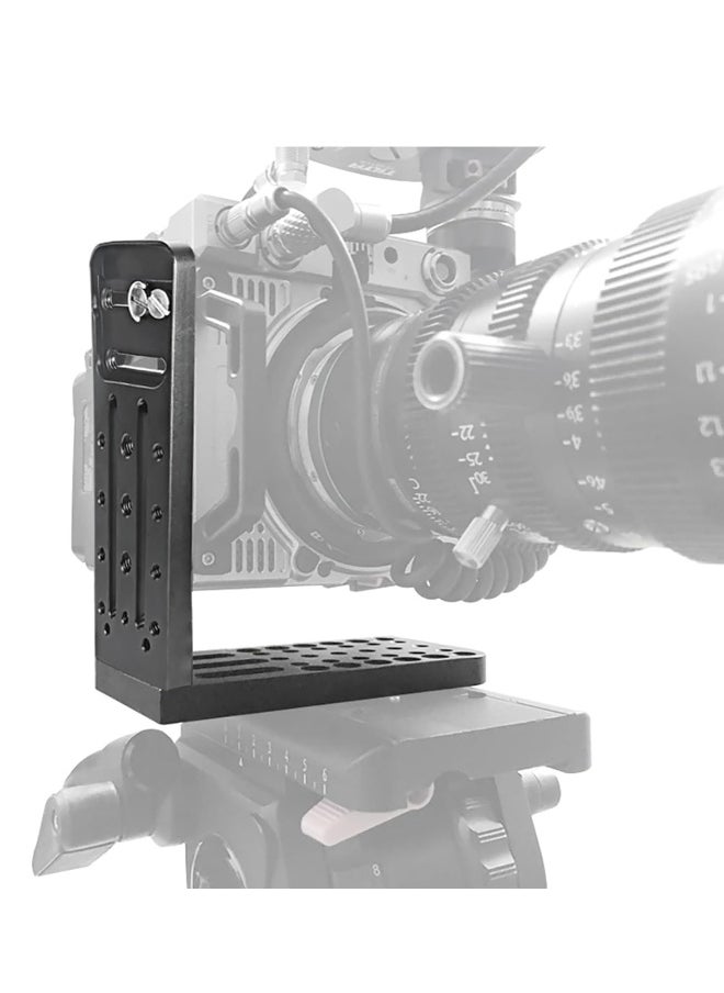 Universal L Camera Bracket with Quick Release Plate for DSLR Cameras - Vertical & Horizontal Switching for Canon, Nikon, Sony, DJI Osmo, Ronin, and Zhiyun Stabilizers & Tripods.