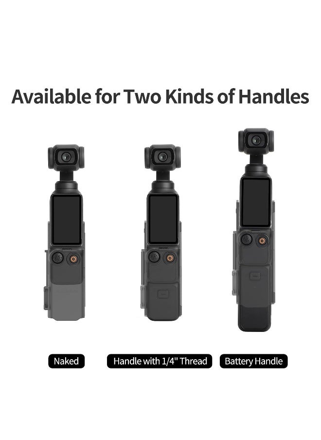SYOSI Camera Extension Adapter for DJI Osmo Pocket 3 Handle Frame Accessories, Hand Band Protective Case Lanyard Expansion Frame Extension Handle Cover for Osmo Pocket 3