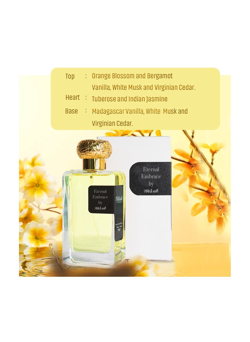 Eternal Embrace by Mikhail 100ml – 100ml Blended With Floral Notes Bold & Elegant Perfume For Ladies Experience The Allure of Captivating Scent Ladies Perfume Perfect For Any Occasion