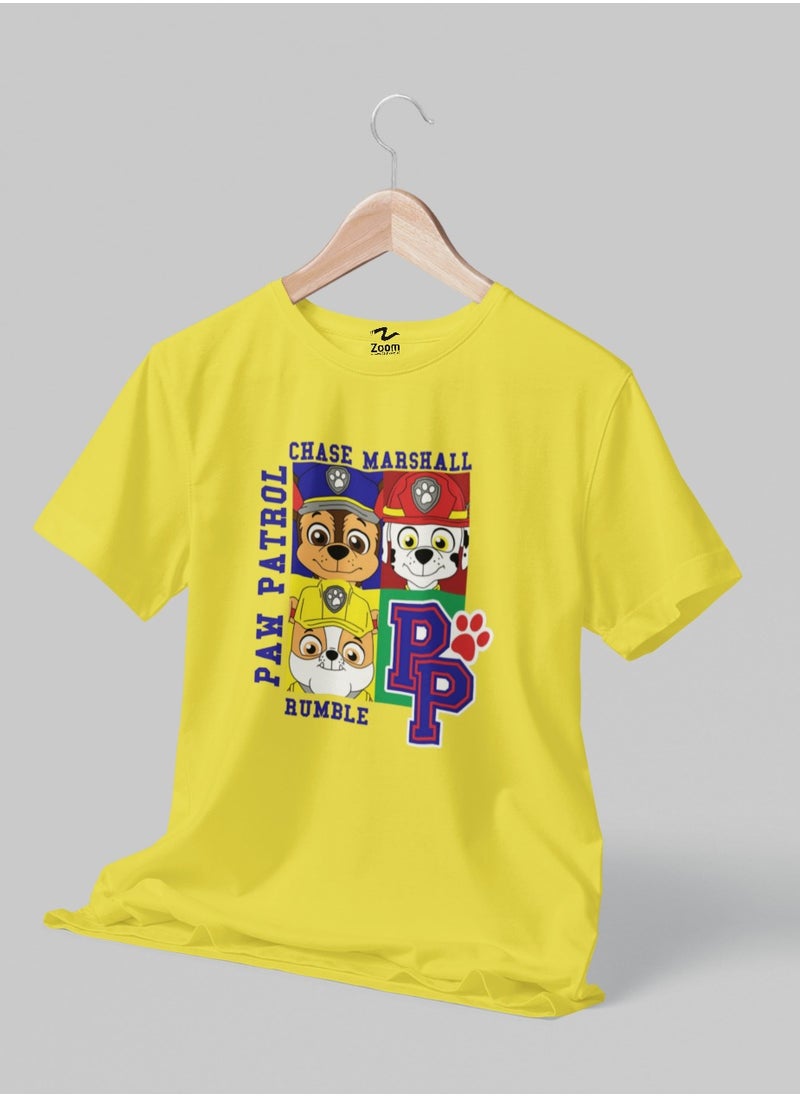 PAW PATROL CHASE, MARSHALL, AND RUMBLE T-SHIRT DESIGN KIDS