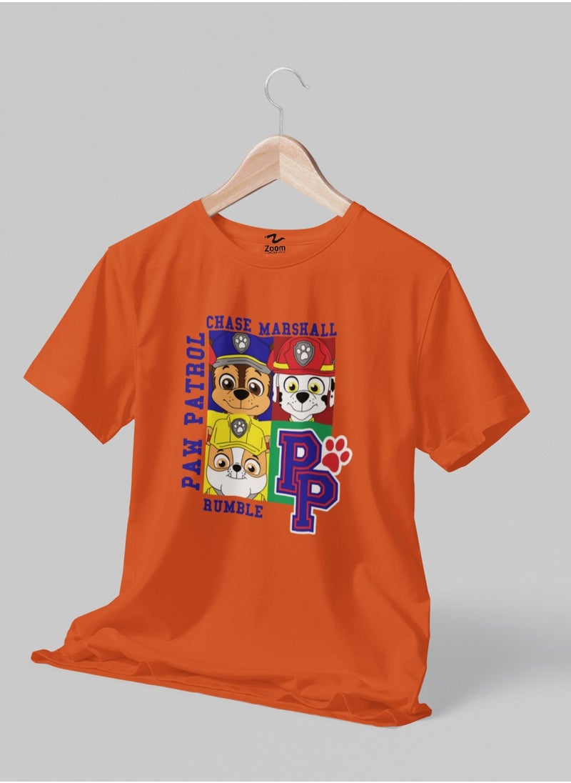 PAW PATROL CHASE, MARSHALL, AND RUMBLE T-SHIRT DESIGN KIDS
