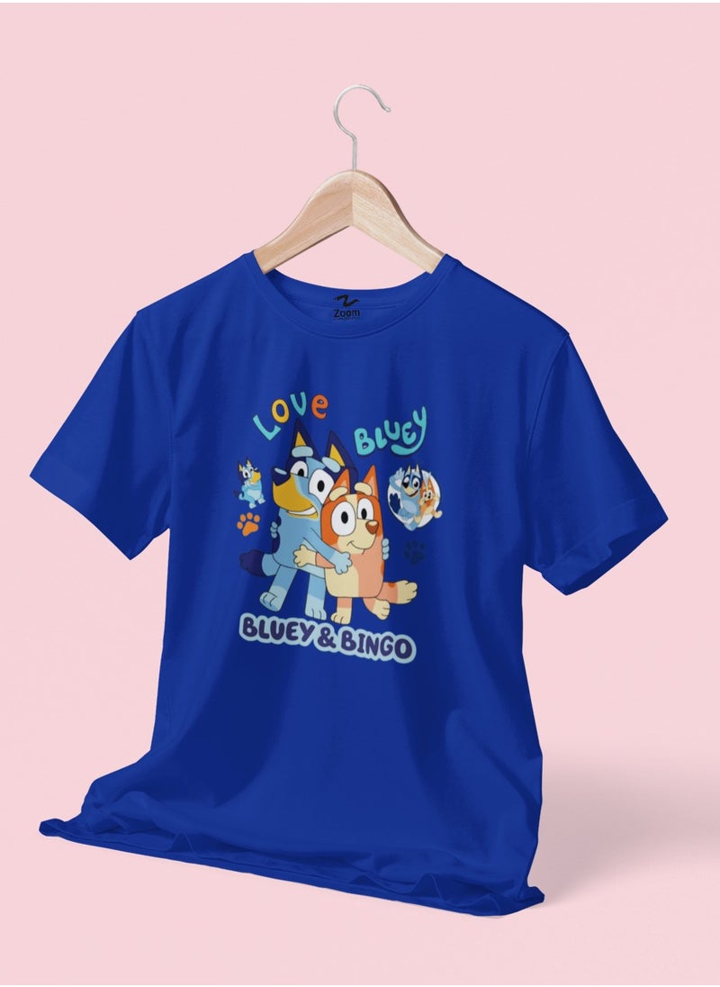 BLUEY AND BINGO T-SHIRT DESIGN KIDS