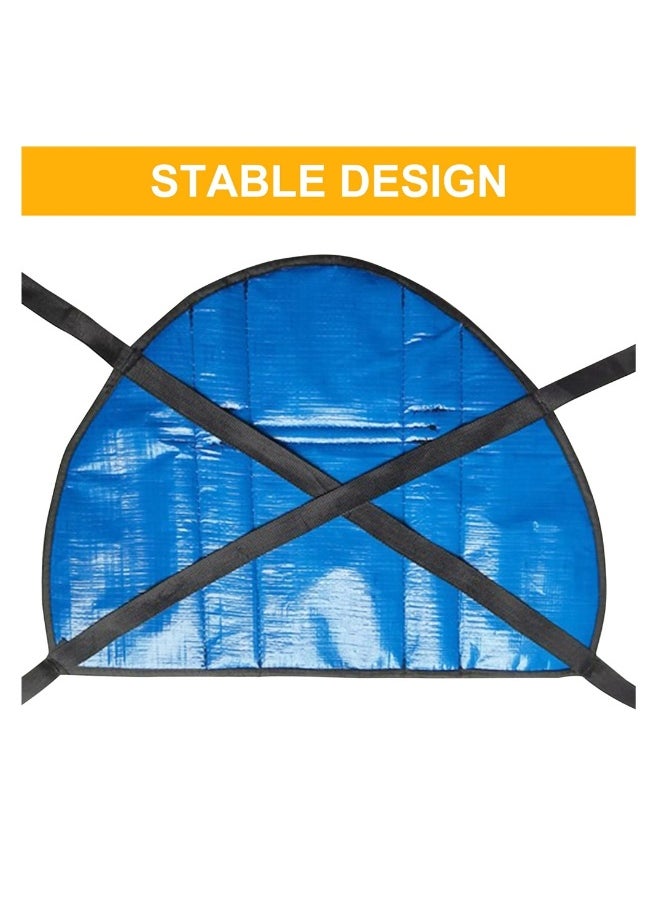 Trampoline Basketball Hoop, Kids Basketball Stand with Pump and Mini Ball Breakaway Rim for Dunking Trampoline Basketball Attachment for Indoor Outdoor Sports Playing