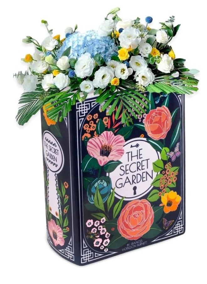 Book Flower Vase, Ceramic Book-Shaped Decorative Vase, Small Flower Vase for Home Decor, Cute Bookshelf Decoration, Creative Vase for Book Lovers, Modern Decorative Vase for Home and Office