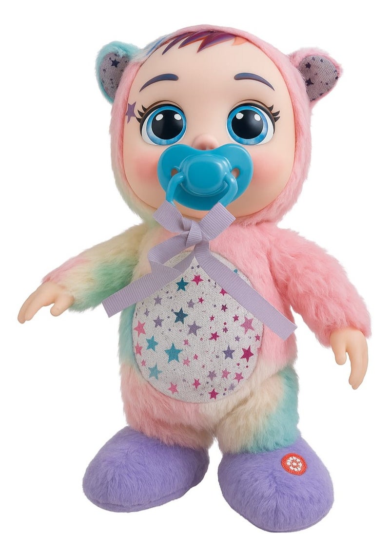 Interactive Baby Doll, Musical Dancing and Walking Plush Toy with Pacifier