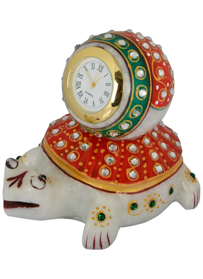 Saudeep India Trading Corporation Marble Clock 5 cm