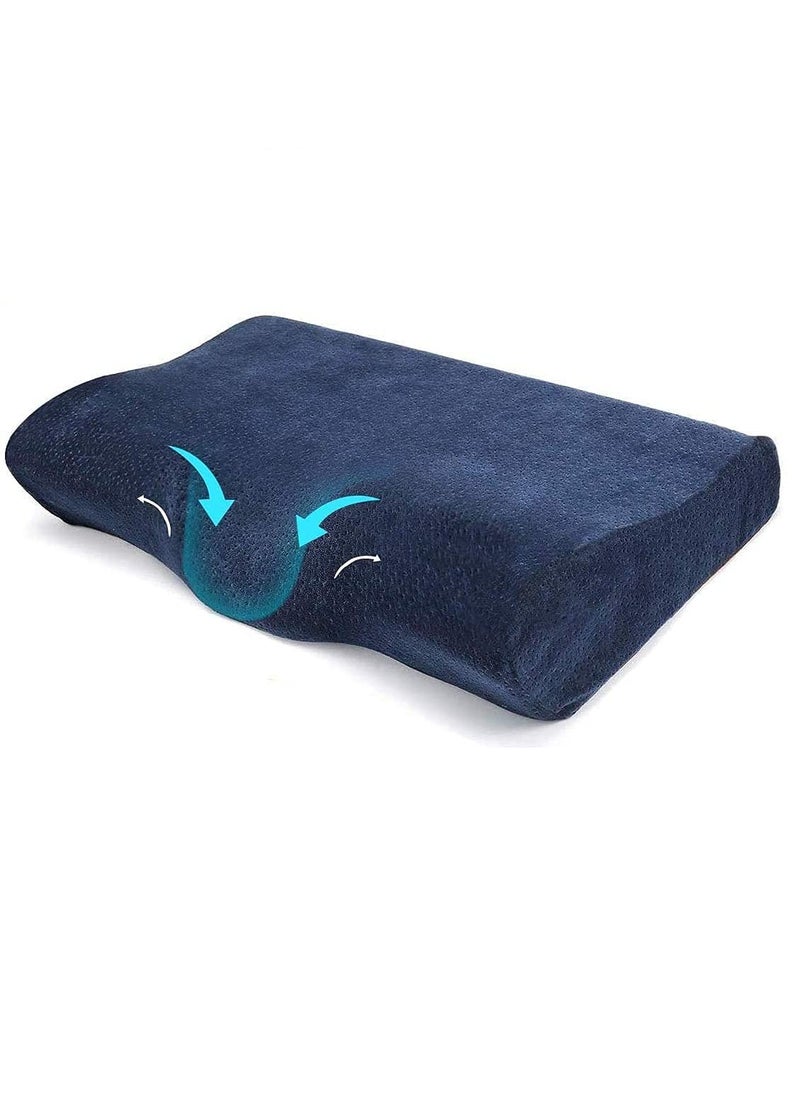 APPETINA Memory Foam PillowOrthopedic Pillow for Neck Pain Cervical Contour Memory Foam PillowOrthopedic Pillow for Neck PainOrthopedic Contour Pillow Support New Shape