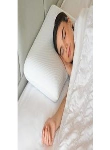 Araami Cervical Contour Memory Foam Pillow for SleepingOrthopedic Pillow for Neck Pain Support for BackStomachSide Sleepers with Breathable Zip Cover Bed Pillow King 26 X 15 X 55 INCH