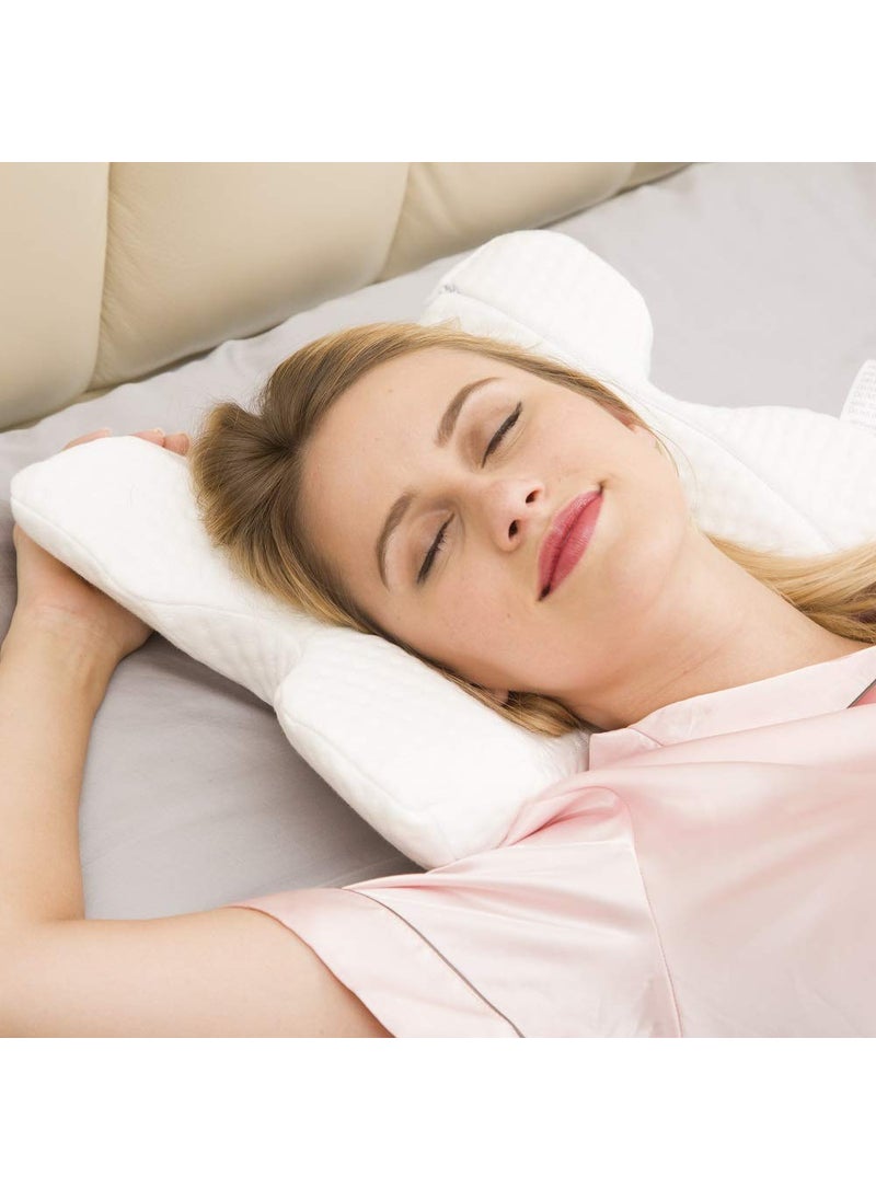 SEVIA Memory Foam Bedding Pillow Slow Rebound Pressure NeckShoulderBackHead Improve Sleep Protect Arms AntiHand Numb Pillow Arched Memory Foam Pillow