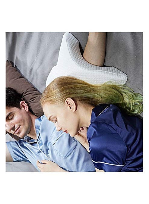 SEVIA Memory Foam Bedding Pillow Slow Rebound Pressure NeckShoulderBackHead Improve Sleep Protect Arms AntiHand Numb Pillow Arched Memory Foam Pillow