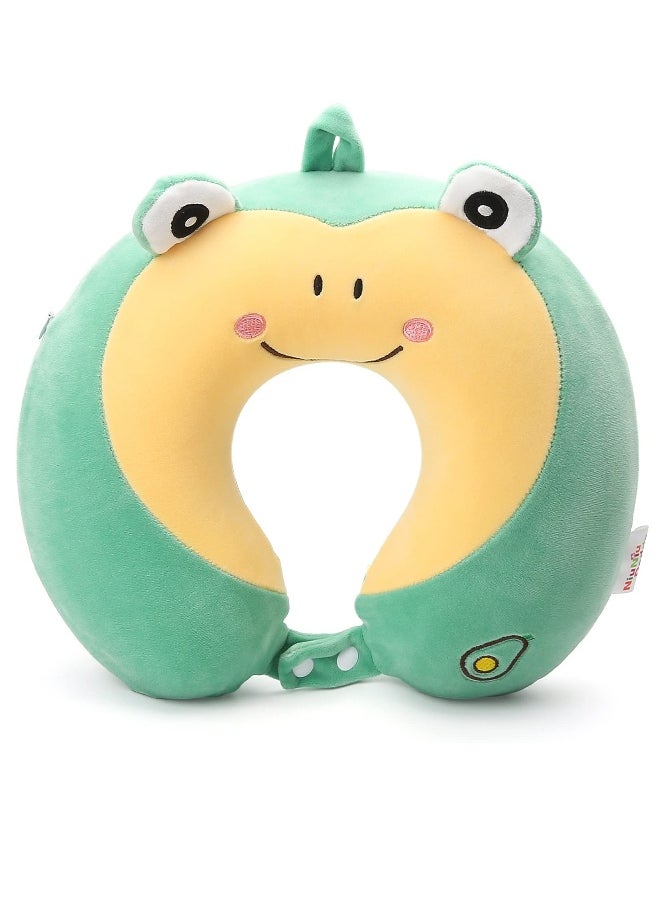 Travel Neck Pillow, Memory Foam Neck Pillow Provides Dual Support for Neck and Chin in Any Sleeping Position in Airplane, Car, and Home, Comfortable Travel Pillow, Airplane Travel Accessories