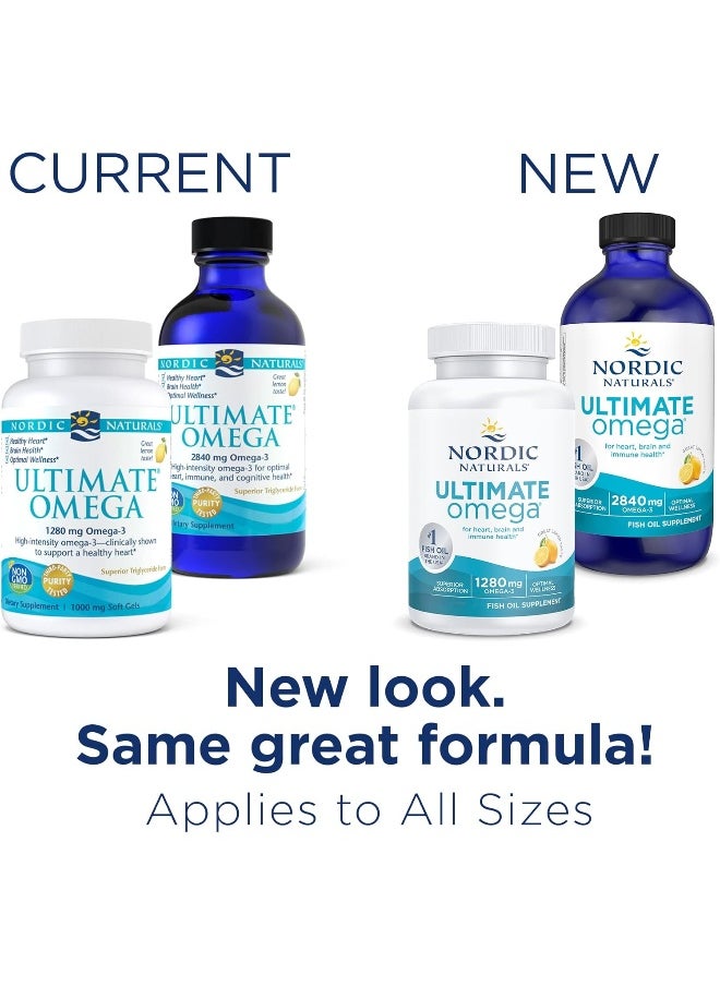 Ultimate Omega, Lemon, 2,840 Mg, 119 ML