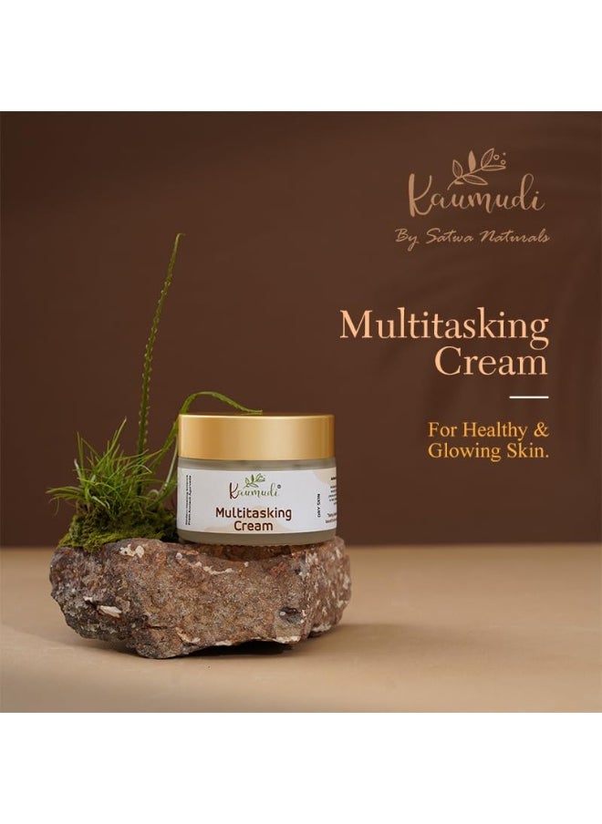 Multitasking Cream For Dry Skin | Made With Shata Dhauta Ghrita (100 Times Washed Ghee) For Women And Men | Moisturizing & Nourishing Available In 7 Variants As Per Skin Type - 40 Gm