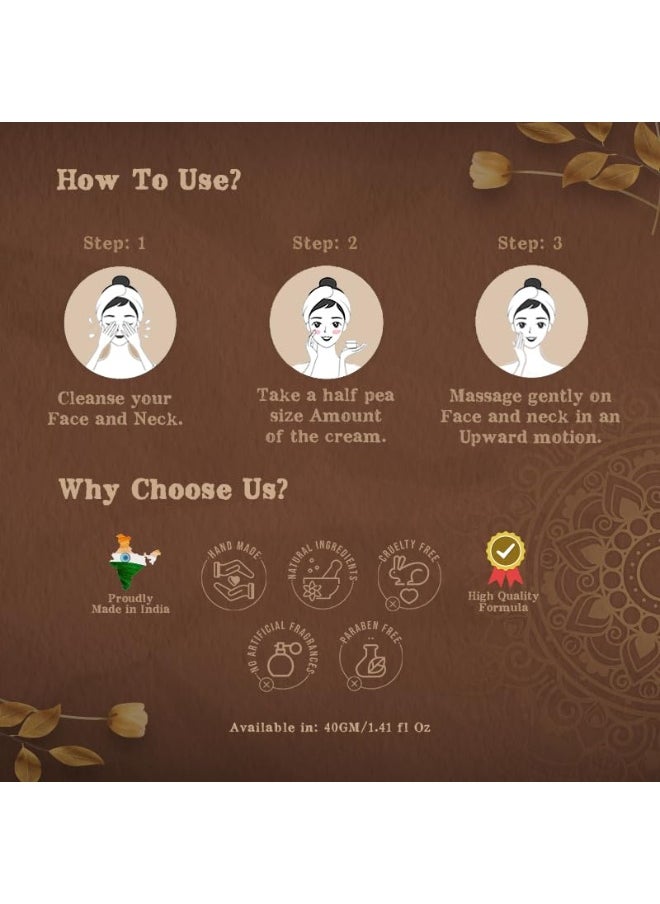 Multitasking Cream For Dry Skin | Made With Shata Dhauta Ghrita (100 Times Washed Ghee) For Women And Men | Moisturizing & Nourishing Available In 7 Variants As Per Skin Type - 40 Gm