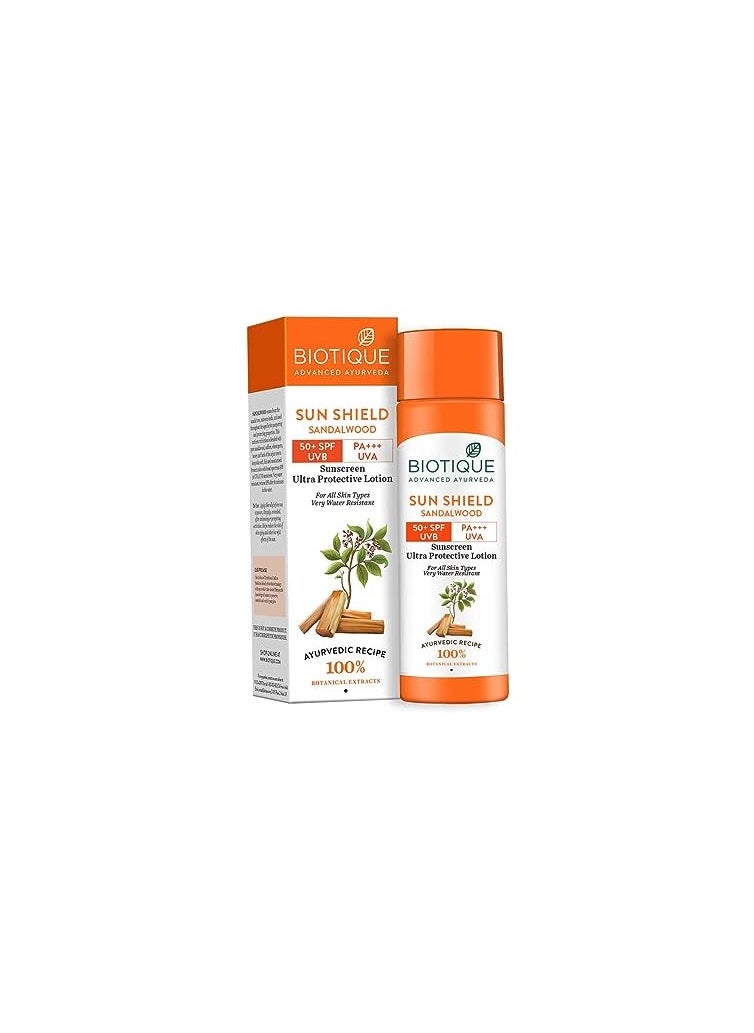 Biotique Sandalwood Sunscreen Ultra Soothing Face Lotion SPF Ultra Protective Lotion