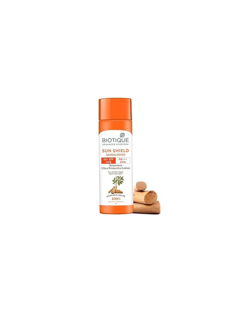 Biotique Sandalwood Sunscreen Ultra Soothing Face Lotion SPF Ultra Protective Lotion