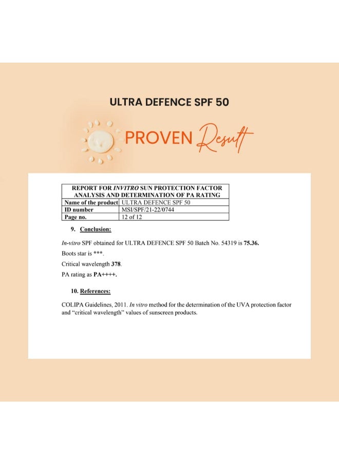 Spf 50 - Hybrid Sun Fluid (Tube) Pa+++ Ultra Defence Uva Uvb Protection Liposomal Encapsulated Technology