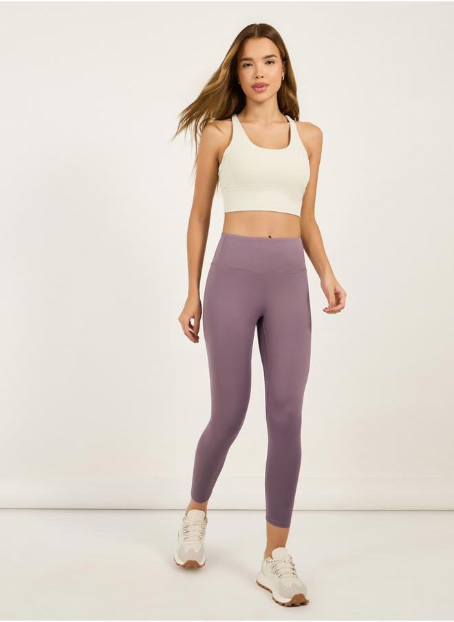 Broad Waistband 7/8 Leggings