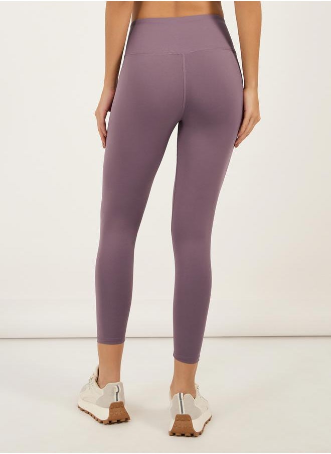 Broad Waistband 7/8 Leggings