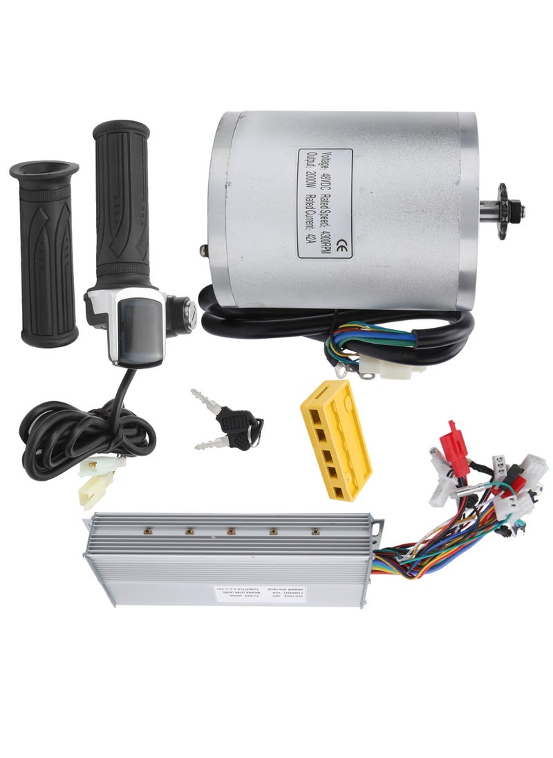 48V 2000W Electric Brush Motor with Controller Kit E‑Bike Conversion Accessory Set