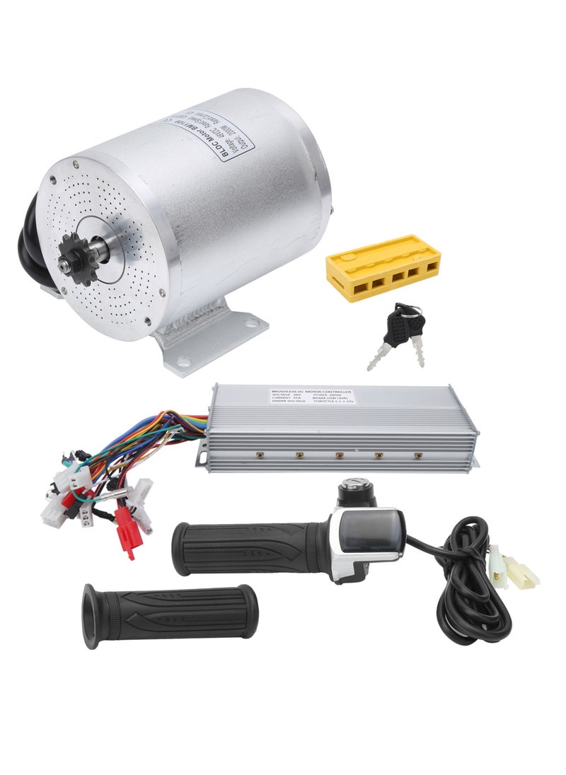48V 2000W Electric Brush Motor with Controller Kit E‑Bike Conversion Accessory Set