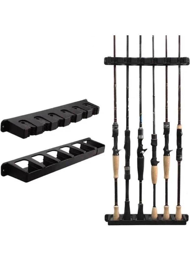 Rod Fishing Rack Wall Mount Modular Stand