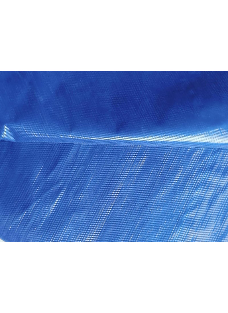TARPULINE 9 X 12 FEET Transparent Blue Tent for Premium 90 GSM Multilayer UV Resistant Protect from WindRAIN OR Sun LightINCLUEDS Reinforced Edges ON 4 Sides for Extra Strength