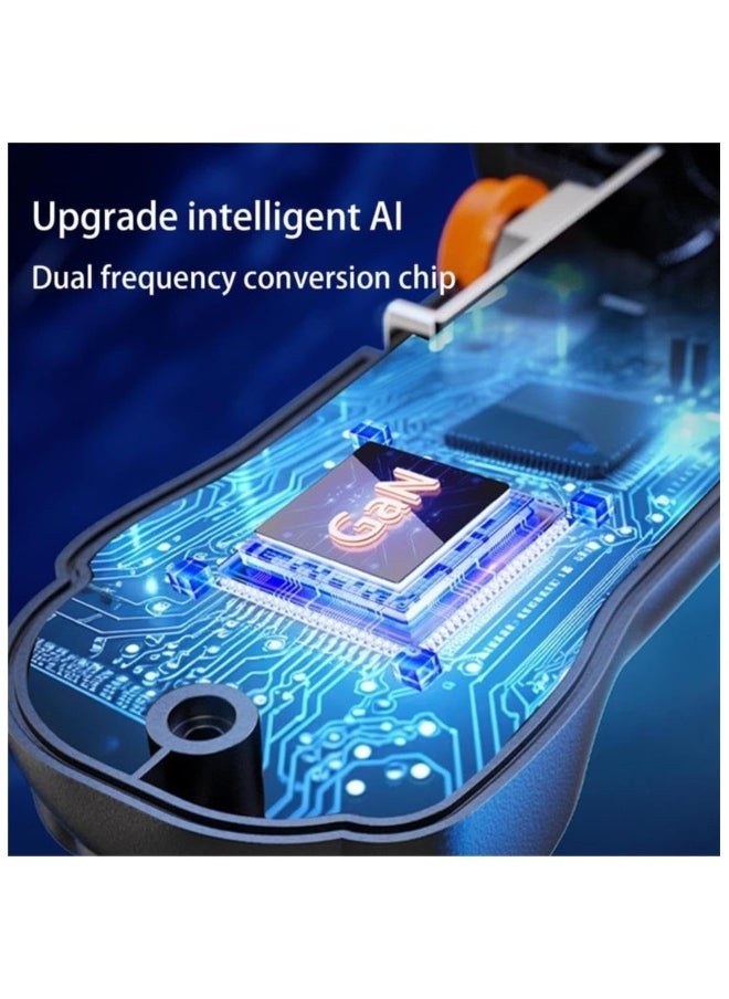 Car Handheld Vacuum, Powerful Suction Small Car Vacuum Cleaner Cordless Handheld Vacuum with Powerful Suction & Portable Size for Car Home Office Pets Hair Cleaning, USB Fast Charging