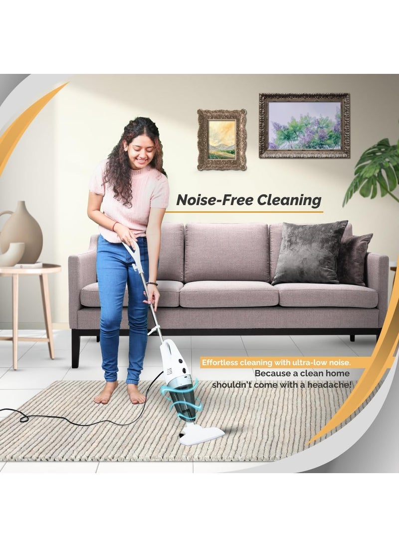 Pure Bot Lstick Neo Plus 800 Watts Handheld Vacuum Cleaner lightweight durable Body White