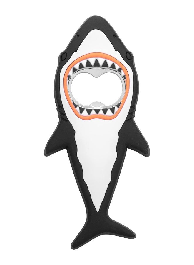 2 Pcs Corkscrew, Shark Bottle Openers, Creative Shark Fridge Magnet Cartoon Ocean Animal Beer Bottle, Wine Opener with Bottle Opener & Foil Cutter, for Bar Travel, Easy to Use