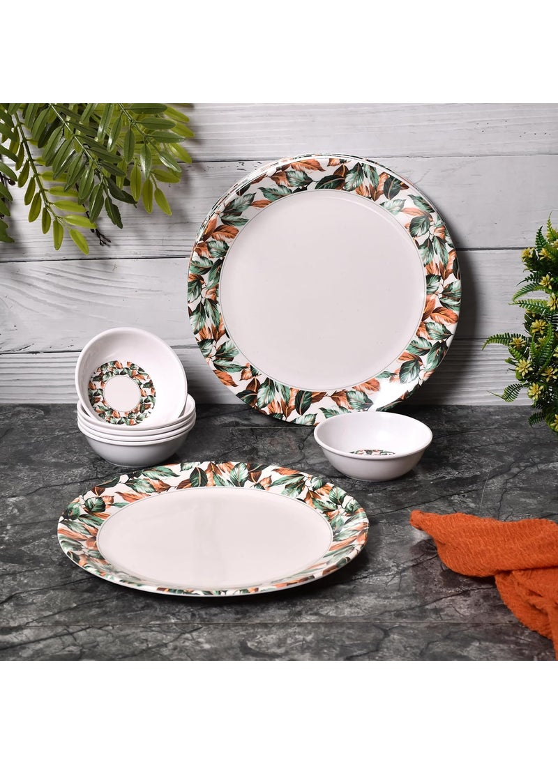 Golden Fish 24Piece Melamine Dinner Set Durable Stylish BPAFree Tableware Perfect for Everyday Meals Parties NDS3