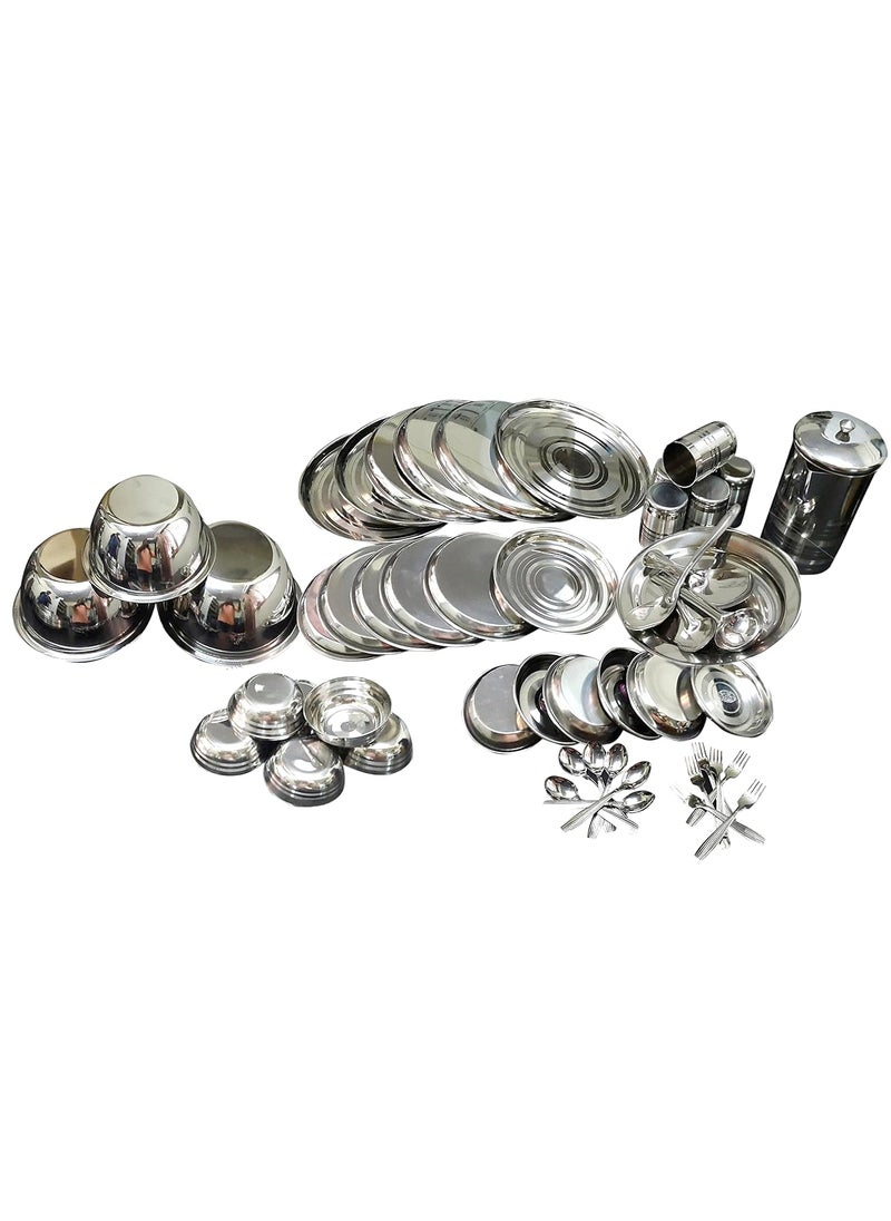 Dynore Stainless Steel 51 Pcs Tool Touch Dinner Set