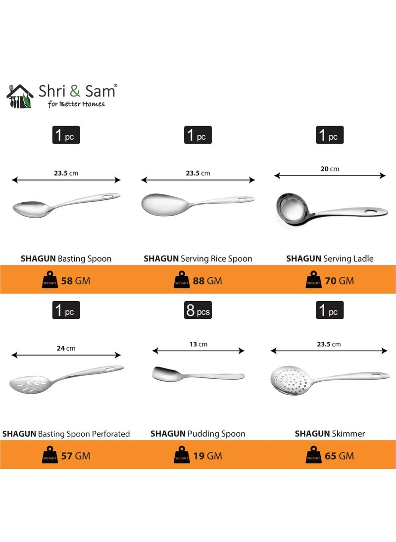 Shri Sam Designer Stainless Steel Shagun Laser Bloom Floral Dinner Set 101 Pieces