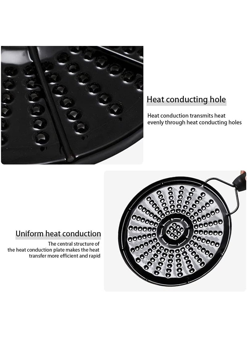 SHR Enterprise Heat Diffuser Plate for Gas Induction Stoves Durable Cast Iron Heat Spreader for Even Cooking Reduces Hot Spots Ideal for Delicate Dishes Pack of 1