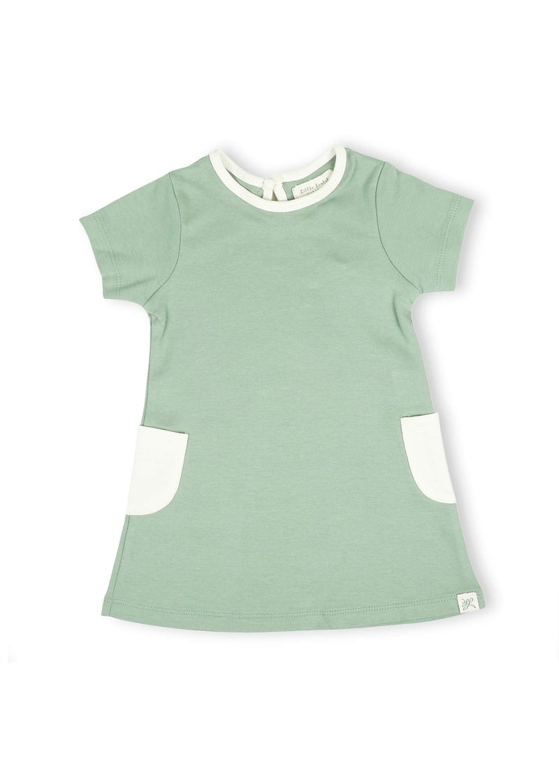 Itsyboo by Waterlemons DRESS SAGE GREEN