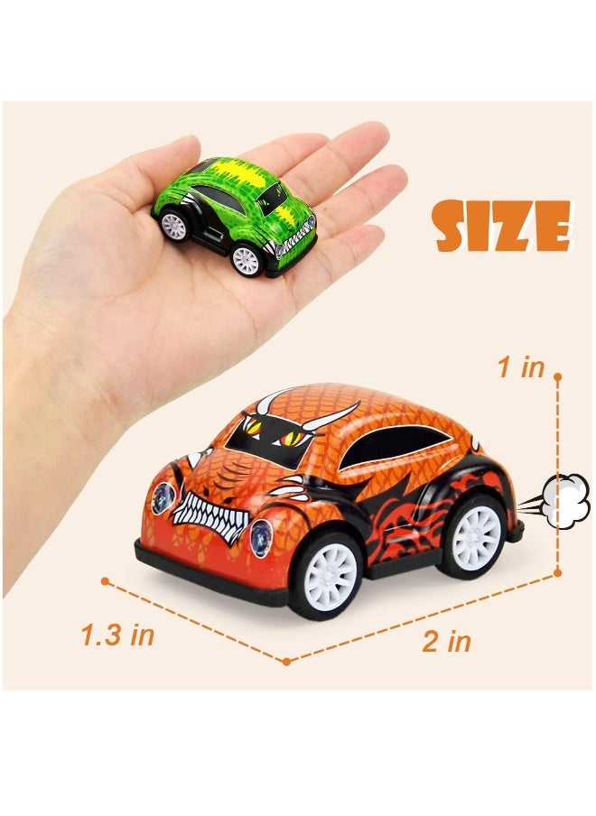 30 Pack Mini Pull Back Cars for Kids Ages 3 4 5 6 Years Old, Bulk Vehicles Set Birthday Return Gifts, Carnival Prizes for Boys and Girls, Children Party Favors and Treasure Box Toys for Classroom