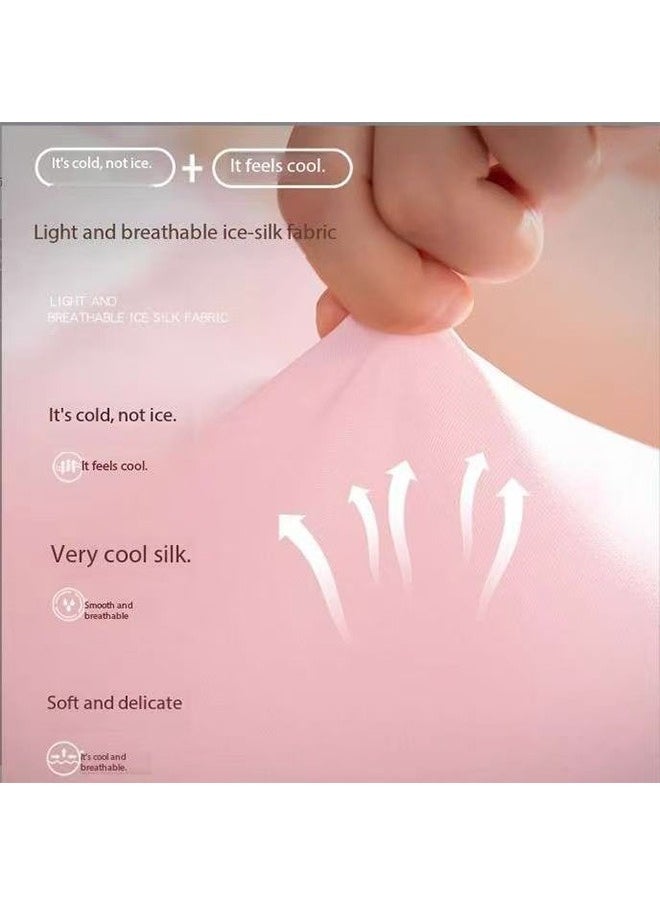 Clouds Shaped Throw Pillows，Cooling Pregnancy Pillow，3D Lumbar Cushion，Pillow Full Body Support，Memory Foam Filling, Washable Removable Ice Silk Cover(pink,130cm)